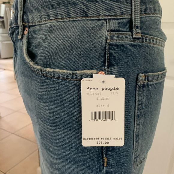 FREE PEOPLE Suzanne cotton denim midi skirt - Picture 7 of 8